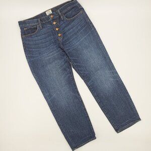 J.Crew Straightaway Button-Fly Straight Leg Jeans